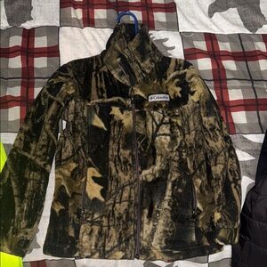 Columbia Woodland Camouflage Fleece Jacket